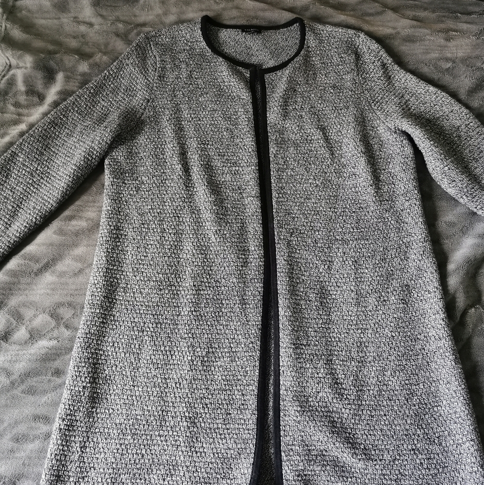 Grey long cardigan